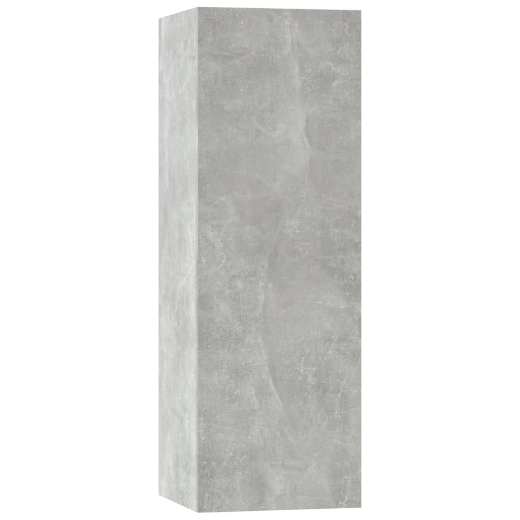 vidaXL 5 Piece TV Cabinet Set Concrete Grey Engineered Wood