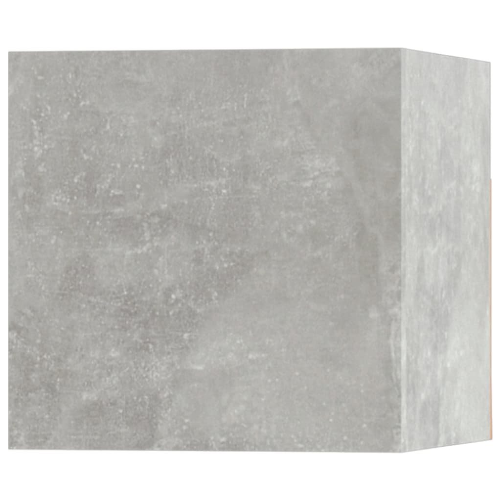 vidaXL 5 Piece TV Cabinet Set Concrete Grey Engineered Wood