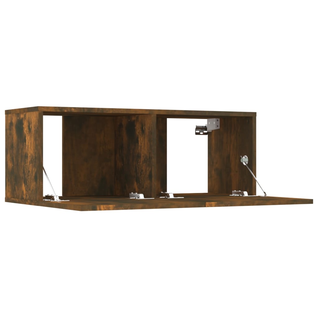 vidaXL 5 Piece TV Cabinet Set Smoked Oak Engineered Wood