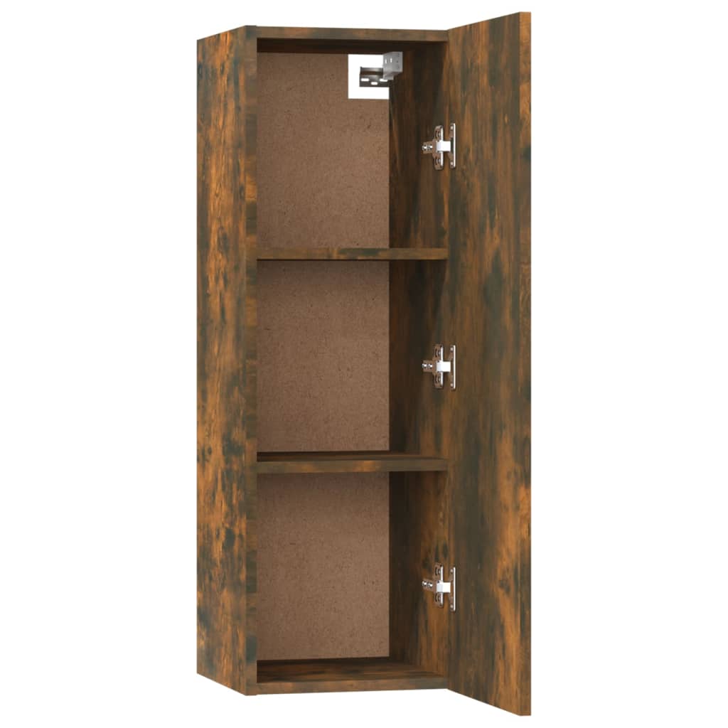 vidaXL 5 Piece TV Cabinet Set Smoked Oak Engineered Wood