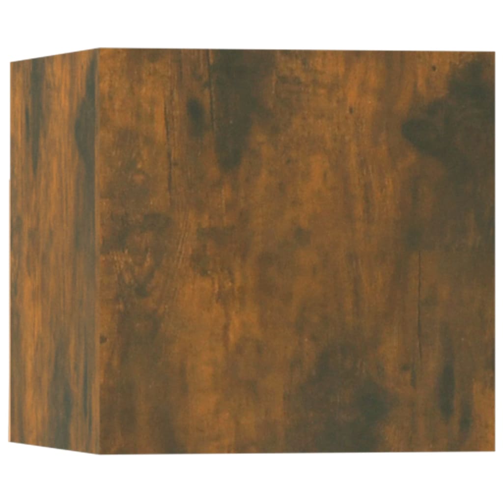 vidaXL 5 Piece TV Cabinet Set Smoked Oak Engineered Wood