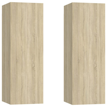 vidaXL 6 Piece TV Cabinet Set Sonoma Oak Engineered Wood