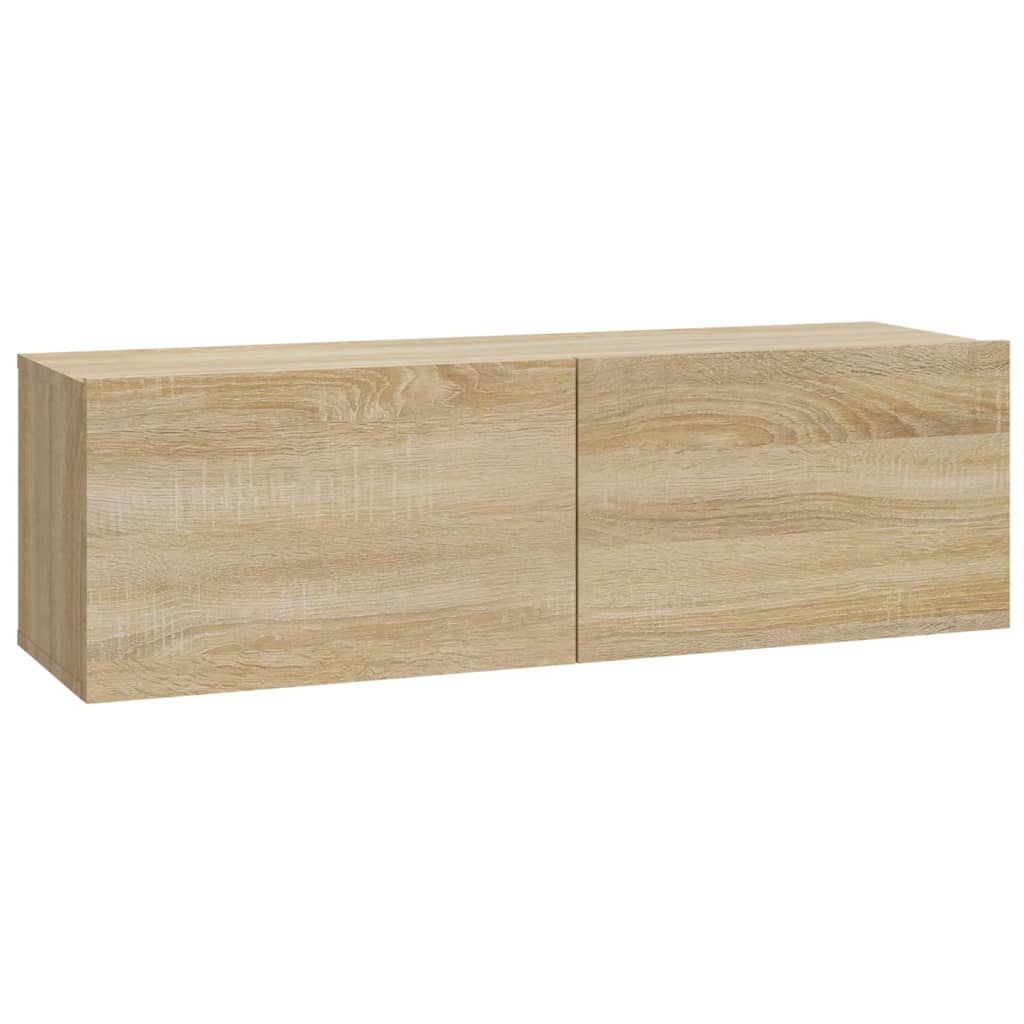 vidaXL 6 Piece TV Cabinet Set Sonoma Oak Engineered Wood