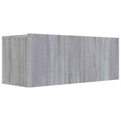 vidaXL 6 Piece TV Cabinet Set Grey Sonoma Engineered Wood
