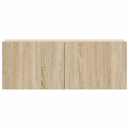 vidaXL 3 Piece TV Cabinet Set Sonoma Oak Engineered Wood