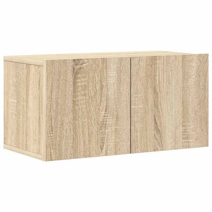 vidaXL 7 Piece TV Cabinet Set Sonoma Oak Engineered Wood