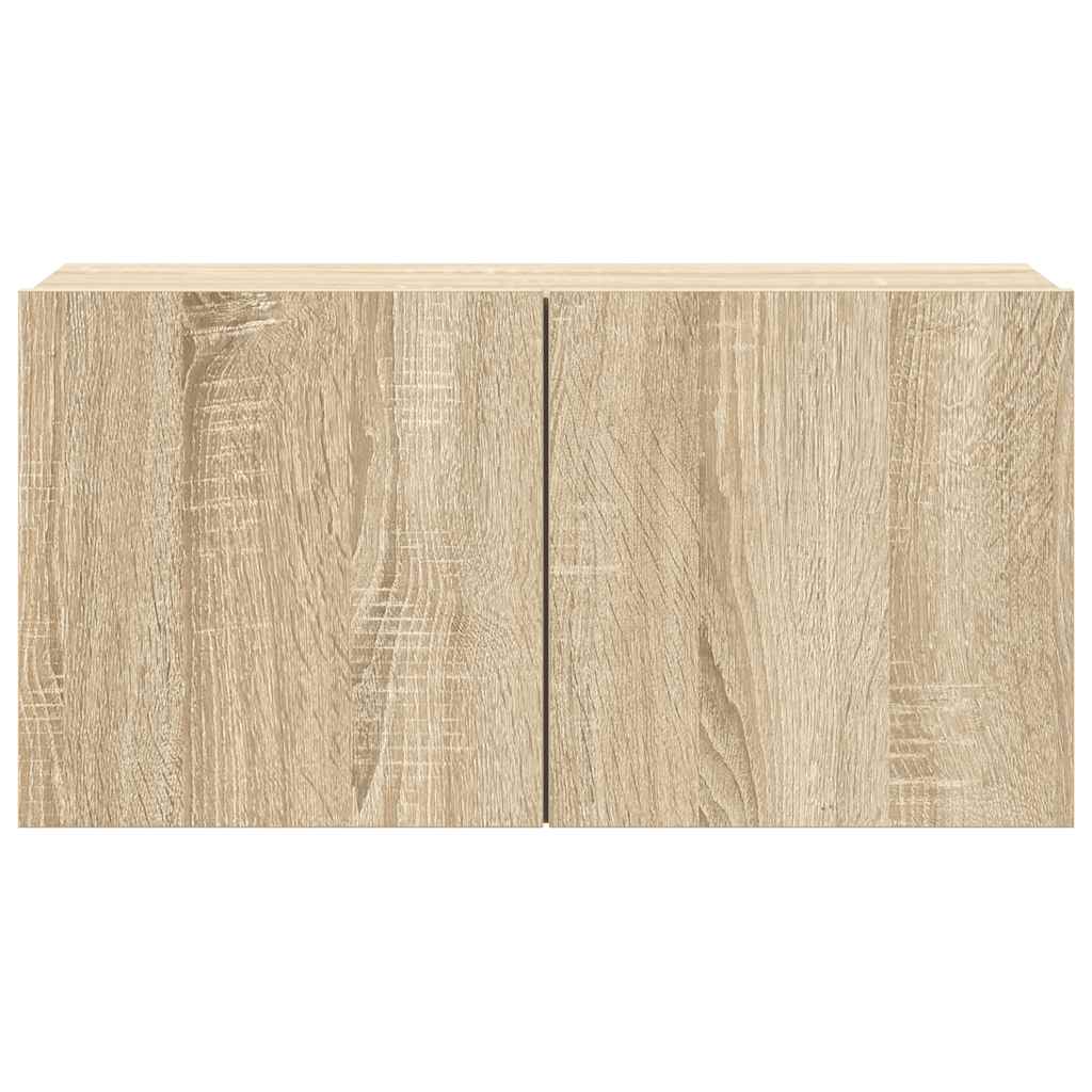 vidaXL 7 Piece TV Cabinet Set Sonoma Oak Engineered Wood