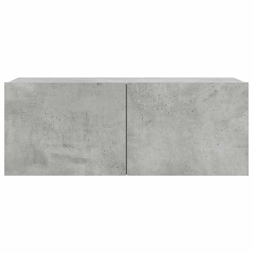 vidaXL 7 Piece TV Cabinet Set Concrete Grey Engineered Wood