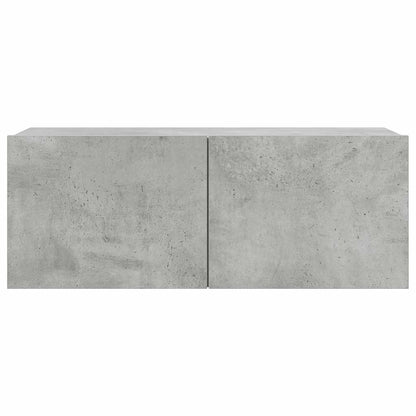vidaXL 7 Piece TV Cabinet Set Concrete Grey Engineered Wood