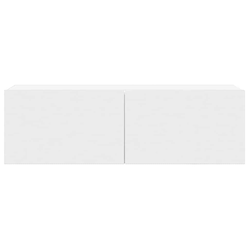 vidaXL 7 Piece TV Cabinet Set White Engineered Wood