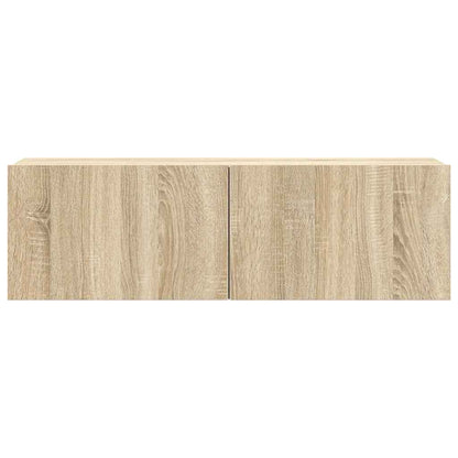 vidaXL 7 Piece TV Cabinet Set Sonoma Oak Engineered Wood
