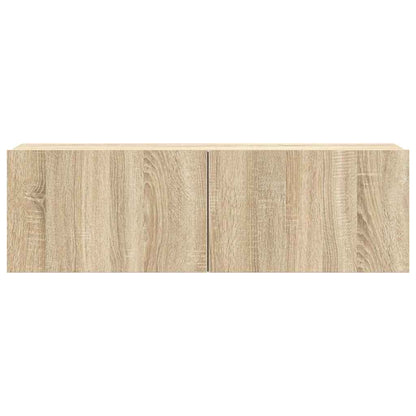 vidaXL 7 Piece TV Cabinet Set Sonoma Oak Engineered Wood