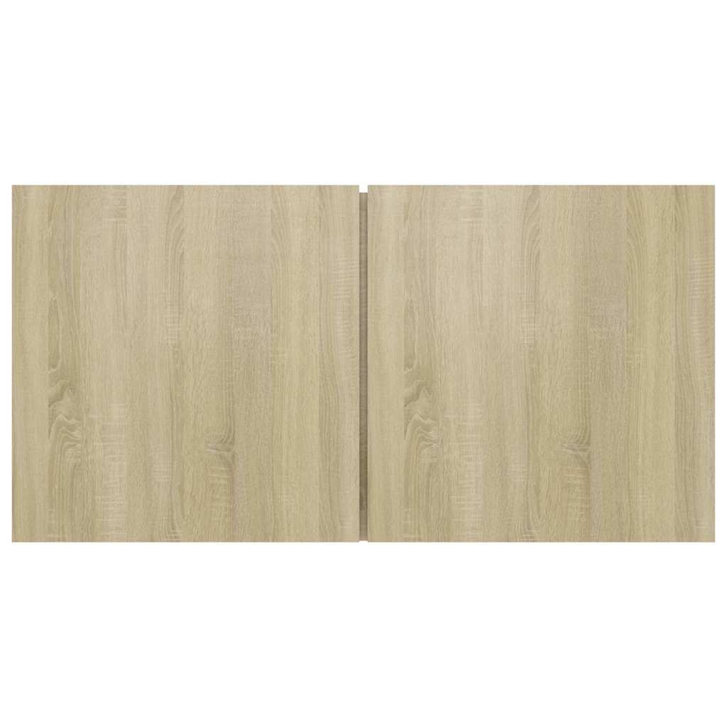 vidaXL 4 Piece TV Cabinet Set Sonoma Oak Engineered Wood