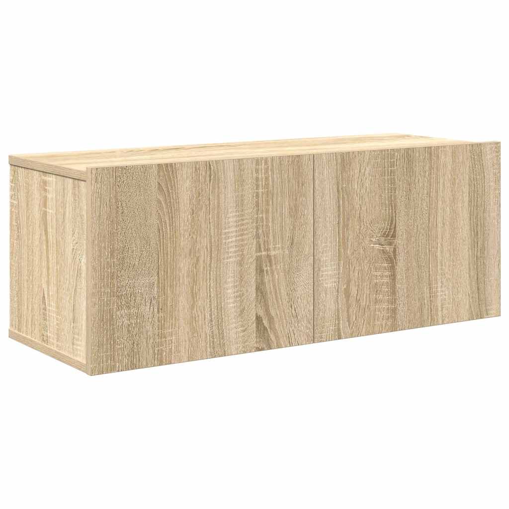 vidaXL 7 Piece TV Cabinet Set Sonoma Oak Engineered Wood