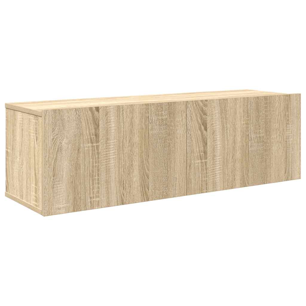 vidaXL 7 Piece TV Cabinet Set Sonoma Oak Engineered Wood