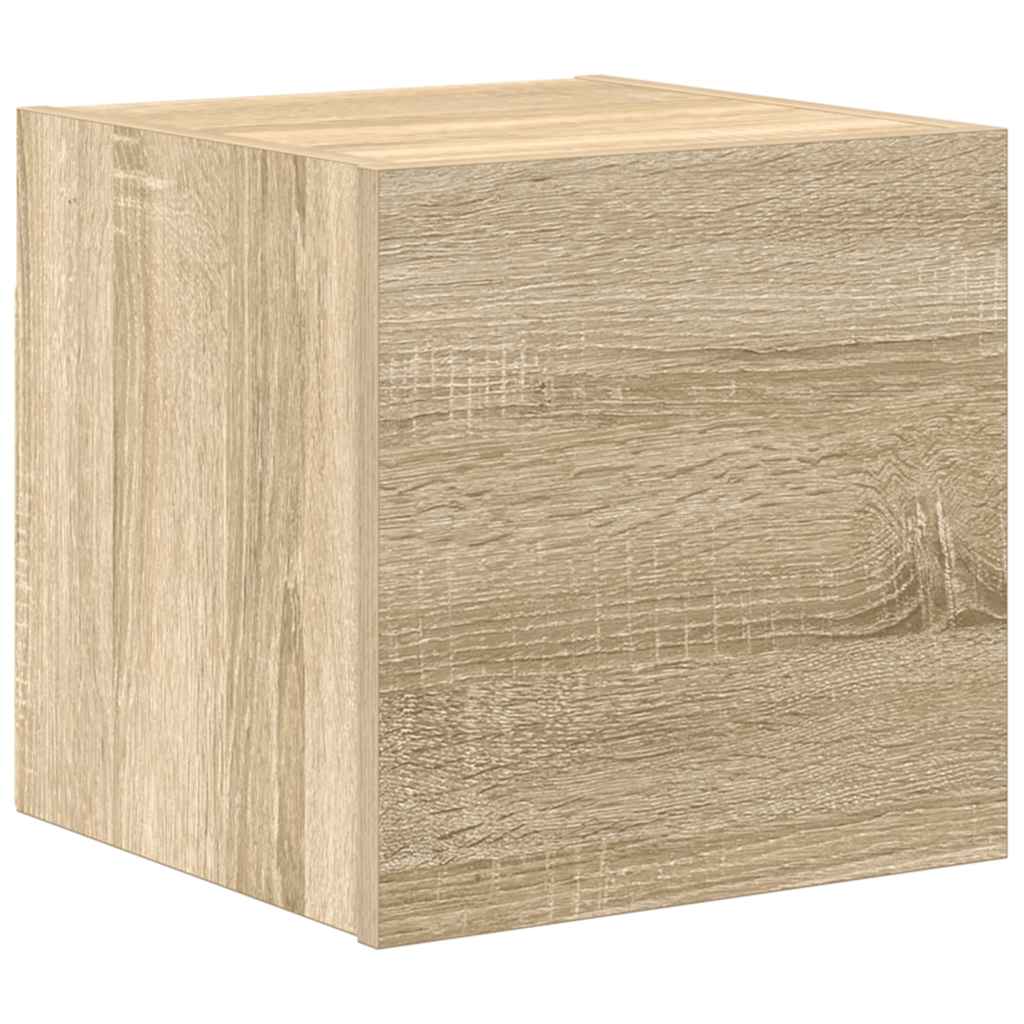 vidaXL 7 Piece TV Cabinet Set Sonoma Oak Engineered Wood