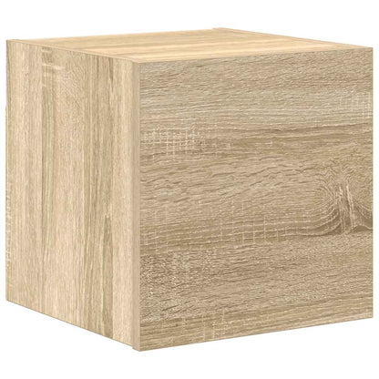 vidaXL 7 Piece TV Cabinet Set Sonoma Oak Engineered Wood