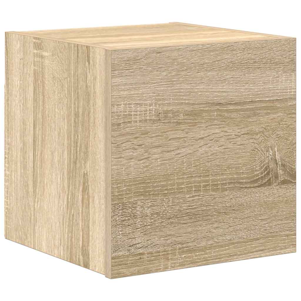 vidaXL 7 Piece TV Cabinet Set Sonoma Oak Engineered Wood