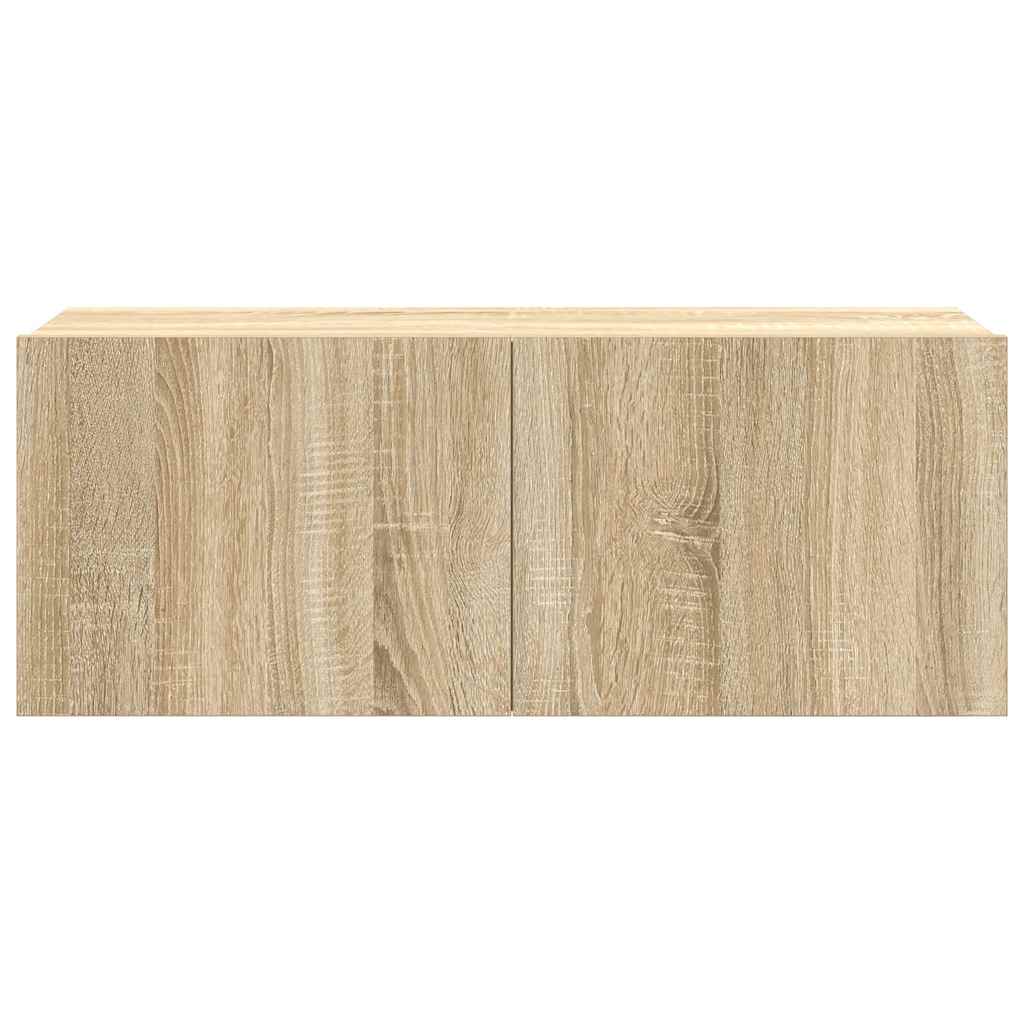 vidaXL 7 Piece TV Cabinet Set Sonoma Oak Engineered Wood