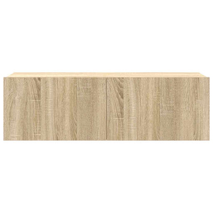 vidaXL 7 Piece TV Cabinet Set Sonoma Oak Engineered Wood