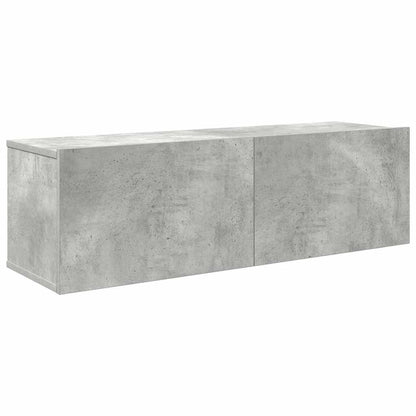 vidaXL 7 Piece TV Cabinet Set Concrete Grey Engineered Wood