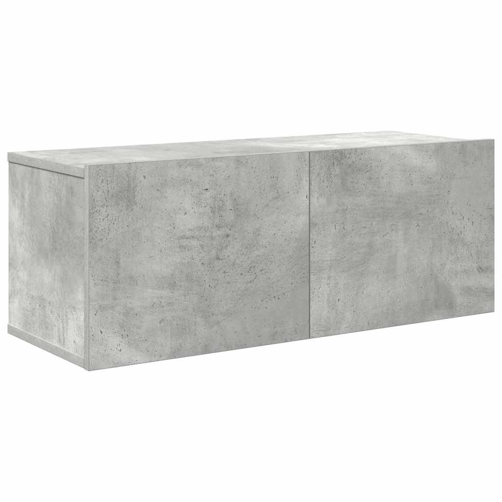 vidaXL 7 Piece TV Cabinet Set Concrete Grey Engineered Wood