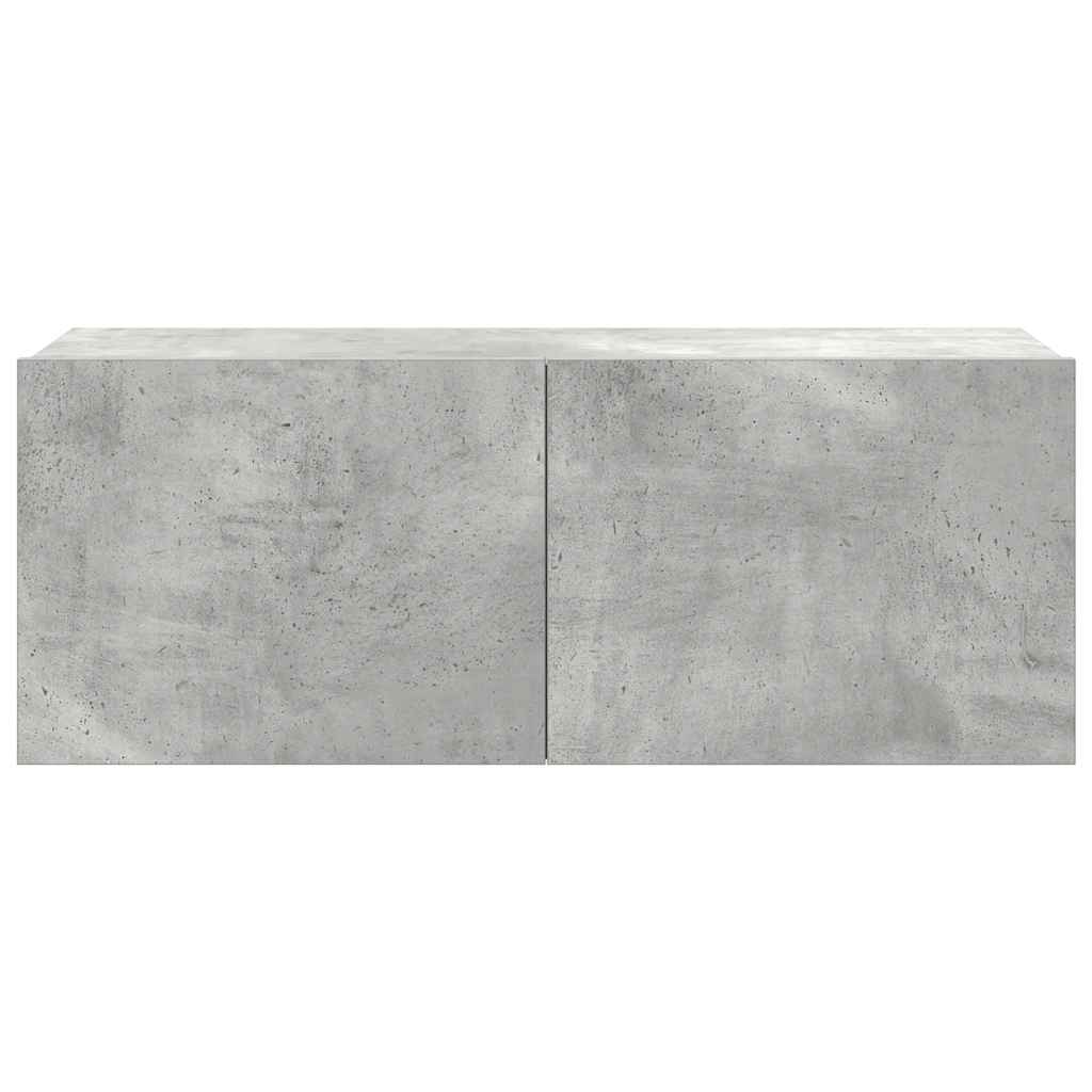 vidaXL 7 Piece TV Cabinet Set Concrete Grey Engineered Wood
