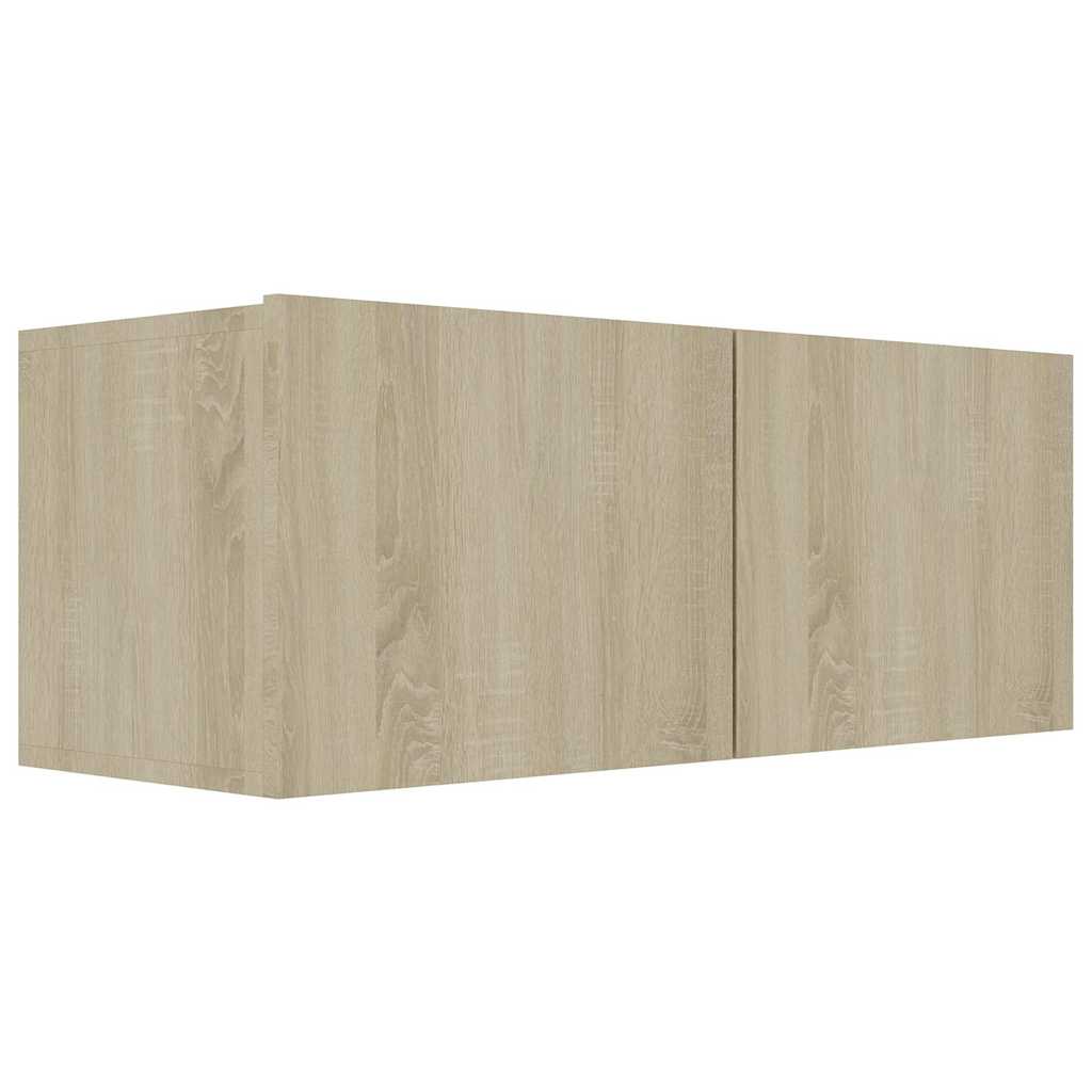 vidaXL 6 Piece TV Cabinet Set Sonoma Oak Engineered Wood