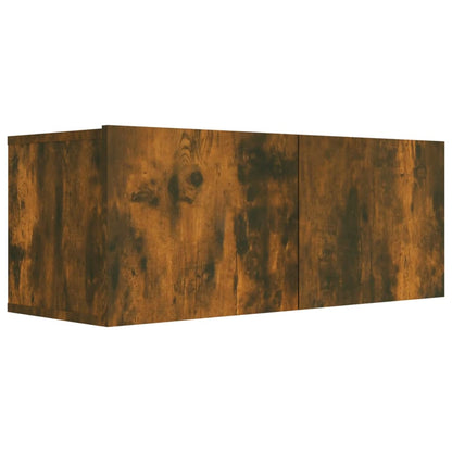 vidaXL 6 Piece TV Cabinet Set Smoked Oak Engineered Wood
