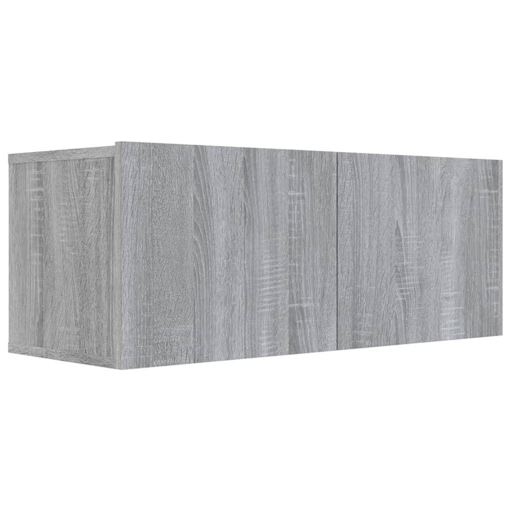 vidaXL 6 Piece TV Cabinet Set Grey Sonoma Engineered Wood