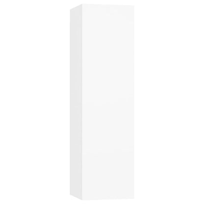 vidaXL Tv Cabinet Set | Set of 7 | White | Engineered Wood | Medium to Large