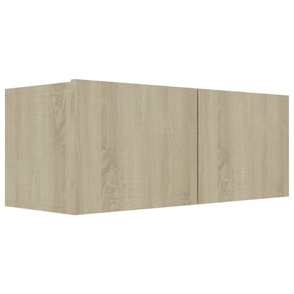 vidaXL Tv Cabinet Set | Set of 7 | Sonoma oak | Engineered wood | Standard