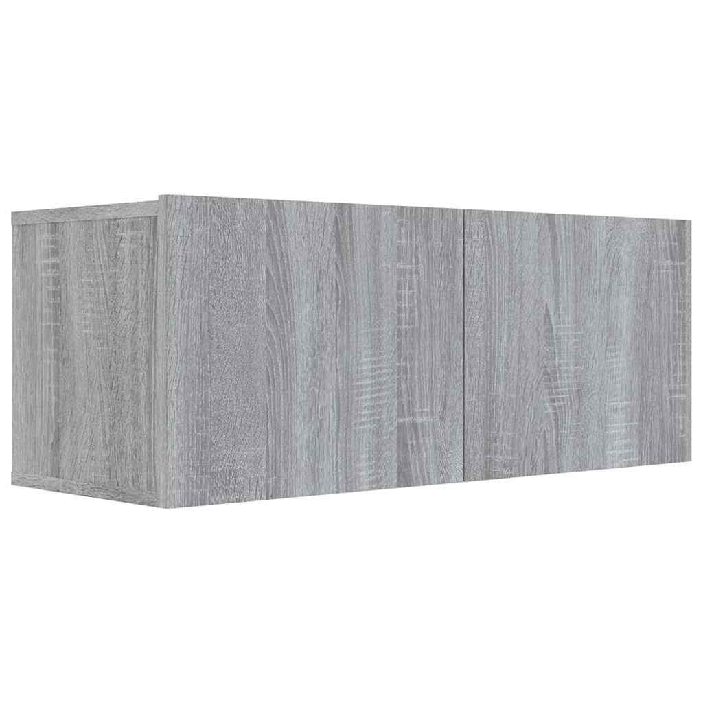 vidaXL 6 Piece TV Cabinet Set Grey Sonoma Engineered Wood