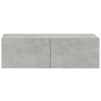 vidaXL 4 Piece TV Cabinet Set Concrete Grey Engineered Wood