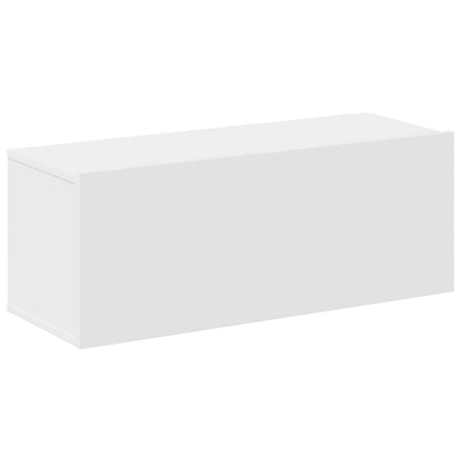 vidaXL 4 Piece TV Cabinet Set White Engineered Wood