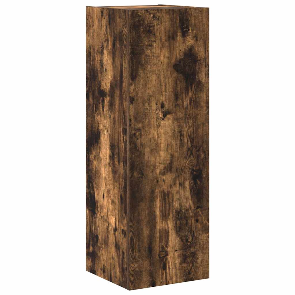 vidaXL 4 Piece TV Cabinet Set Smoked Oak Engineered Wood