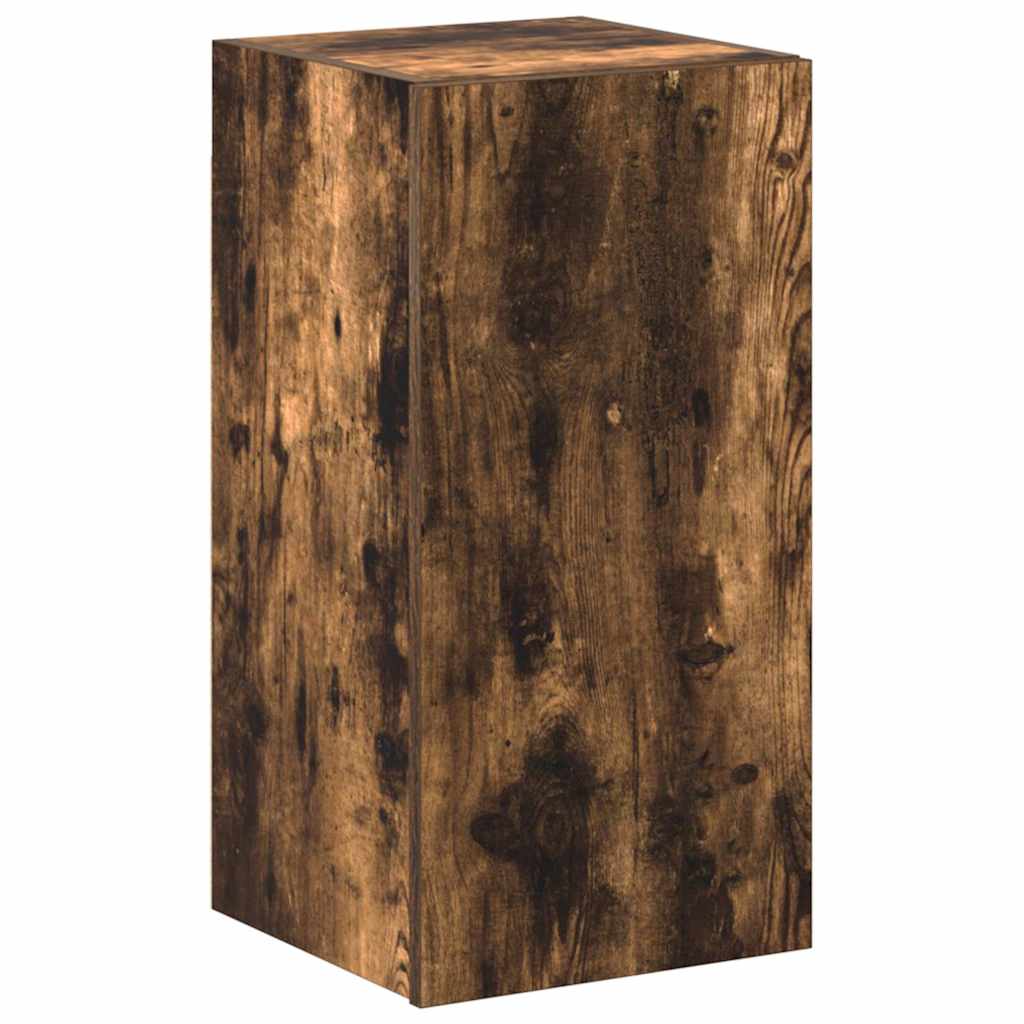 vidaXL 4 Piece TV Cabinet Set Smoked Oak Engineered Wood
