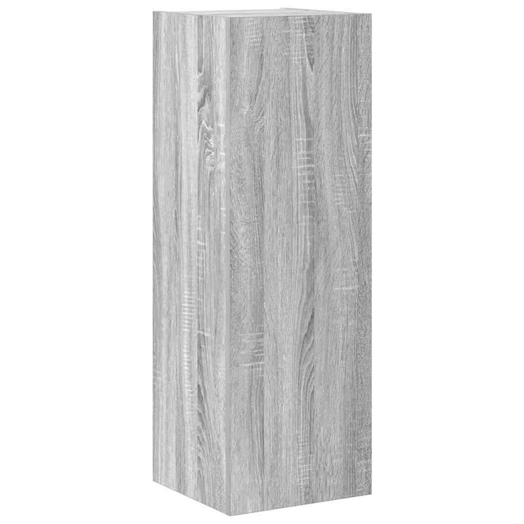 vidaXL 4 Piece TV Cabinet Set Grey Sonoma Engineered Wood