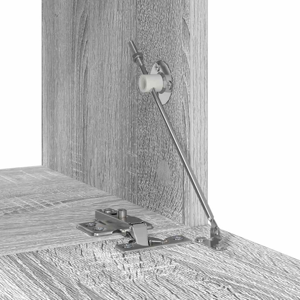 vidaXL 4 Piece TV Cabinet Set Grey Sonoma Engineered Wood