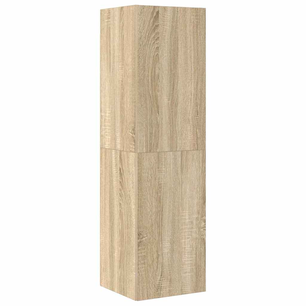 vidaXL 4 Piece TV Cabinet Set Sonoma Oak Engineered Wood