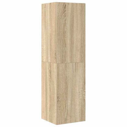 vidaXL 4 Piece TV Cabinet Set Sonoma Oak Engineered Wood