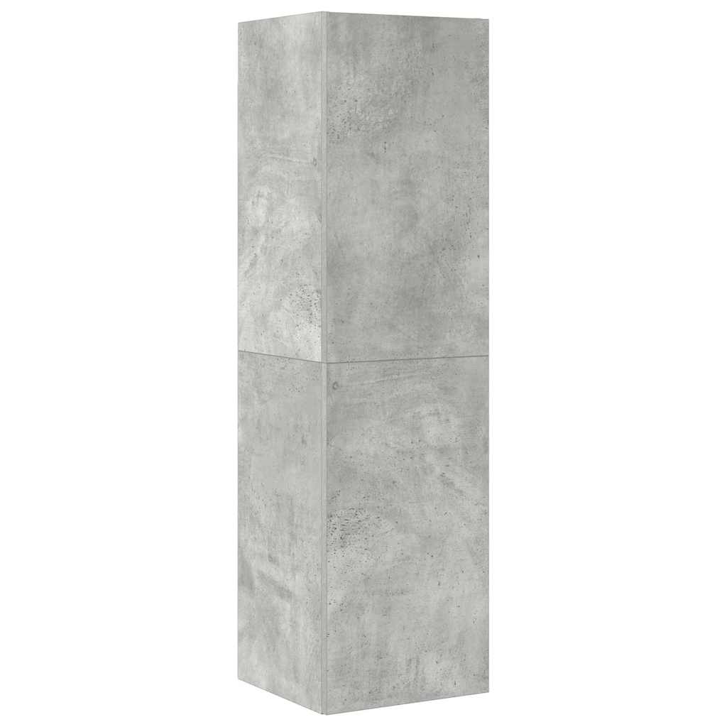 vidaXL 4 Piece TV Cabinet Set Concrete Grey Engineered Wood