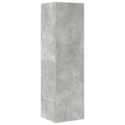 vidaXL 4 Piece TV Cabinet Set Concrete Grey Engineered Wood
