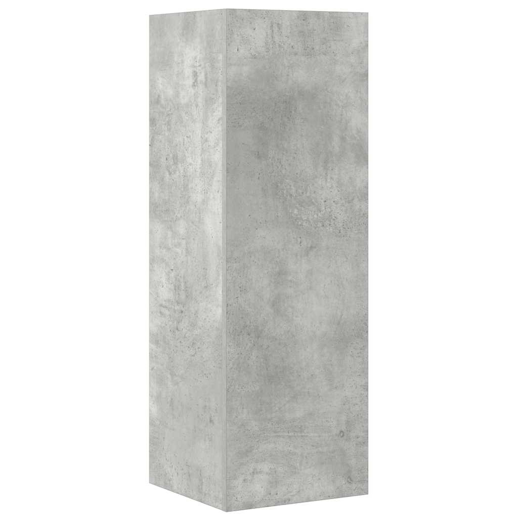 vidaXL 4 Piece TV Cabinet Set Concrete Grey Engineered Wood