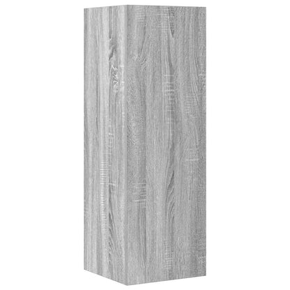 vidaXL 4 Piece TV Cabinet Set Grey Sonoma Engineered Wood