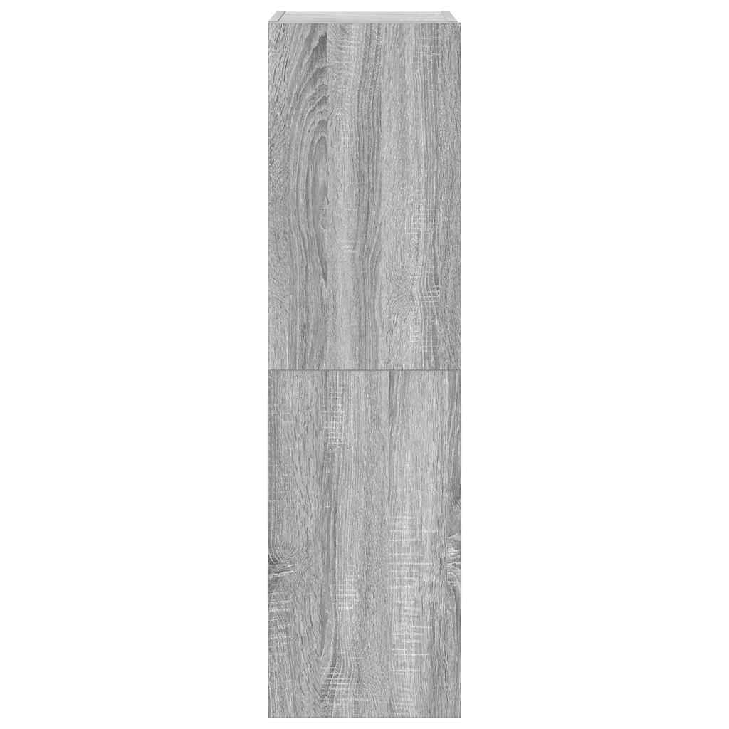 vidaXL 4 Piece TV Cabinet Set Grey Sonoma Engineered Wood