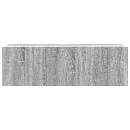 vidaXL 4 Piece TV Cabinet Set Grey Sonoma Engineered Wood
