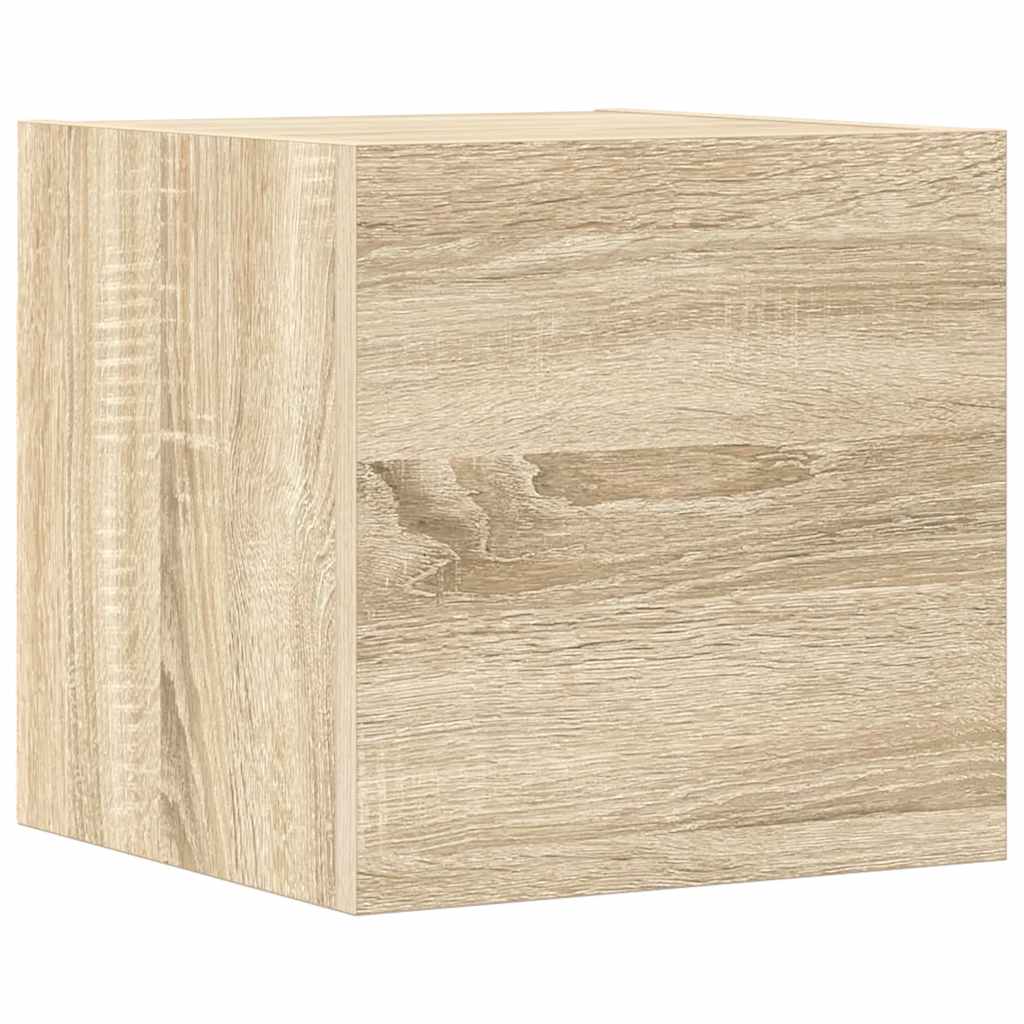 vidaXL 4 Piece TV Cabinet Set Sonoma Oak Engineered Wood