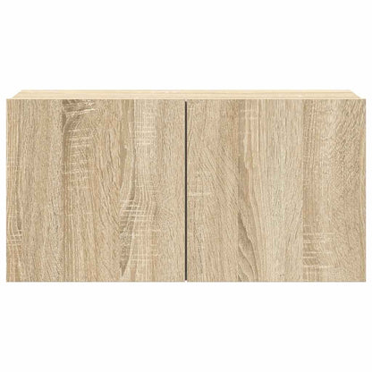 vidaXL 4 Piece TV Cabinet Set Sonoma Oak Engineered Wood