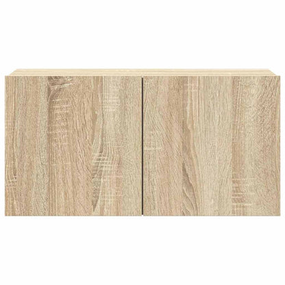 vidaXL 4 Piece TV Cabinet Set Sonoma Oak Engineered Wood